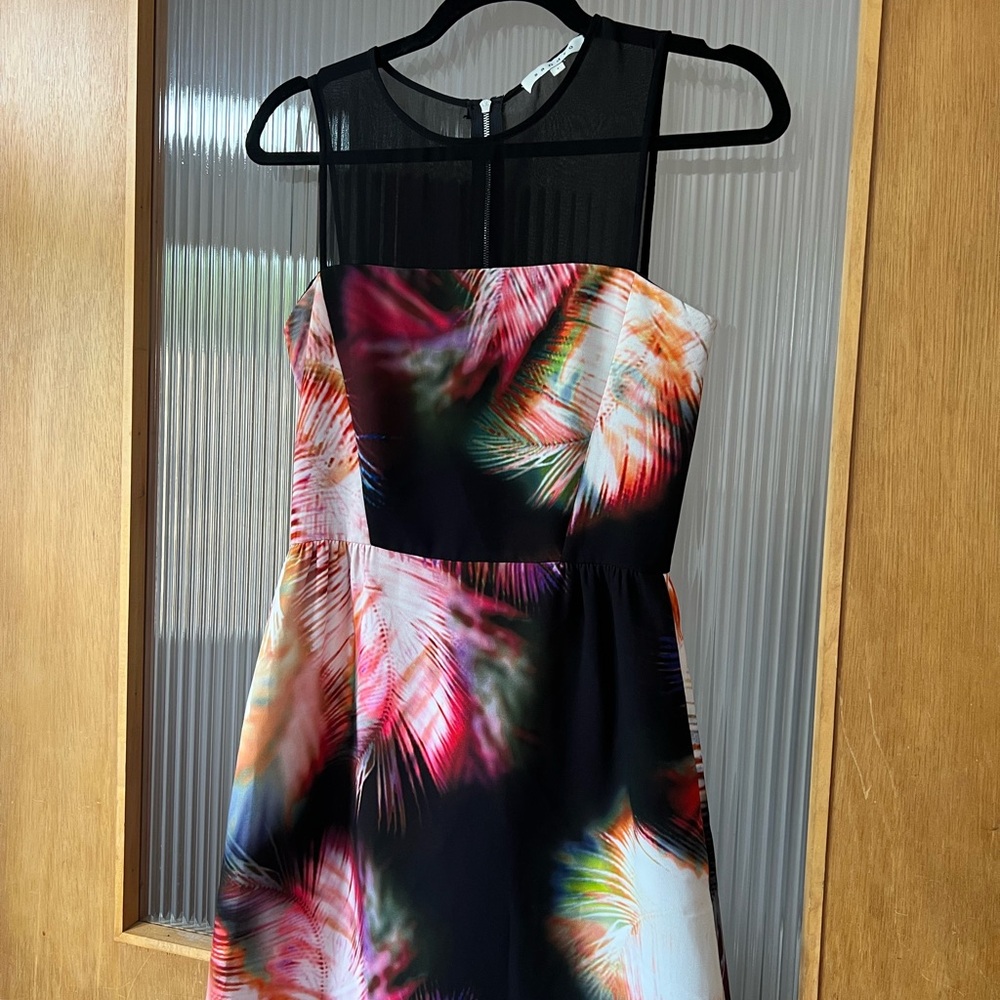 Sandro printed mini dress
